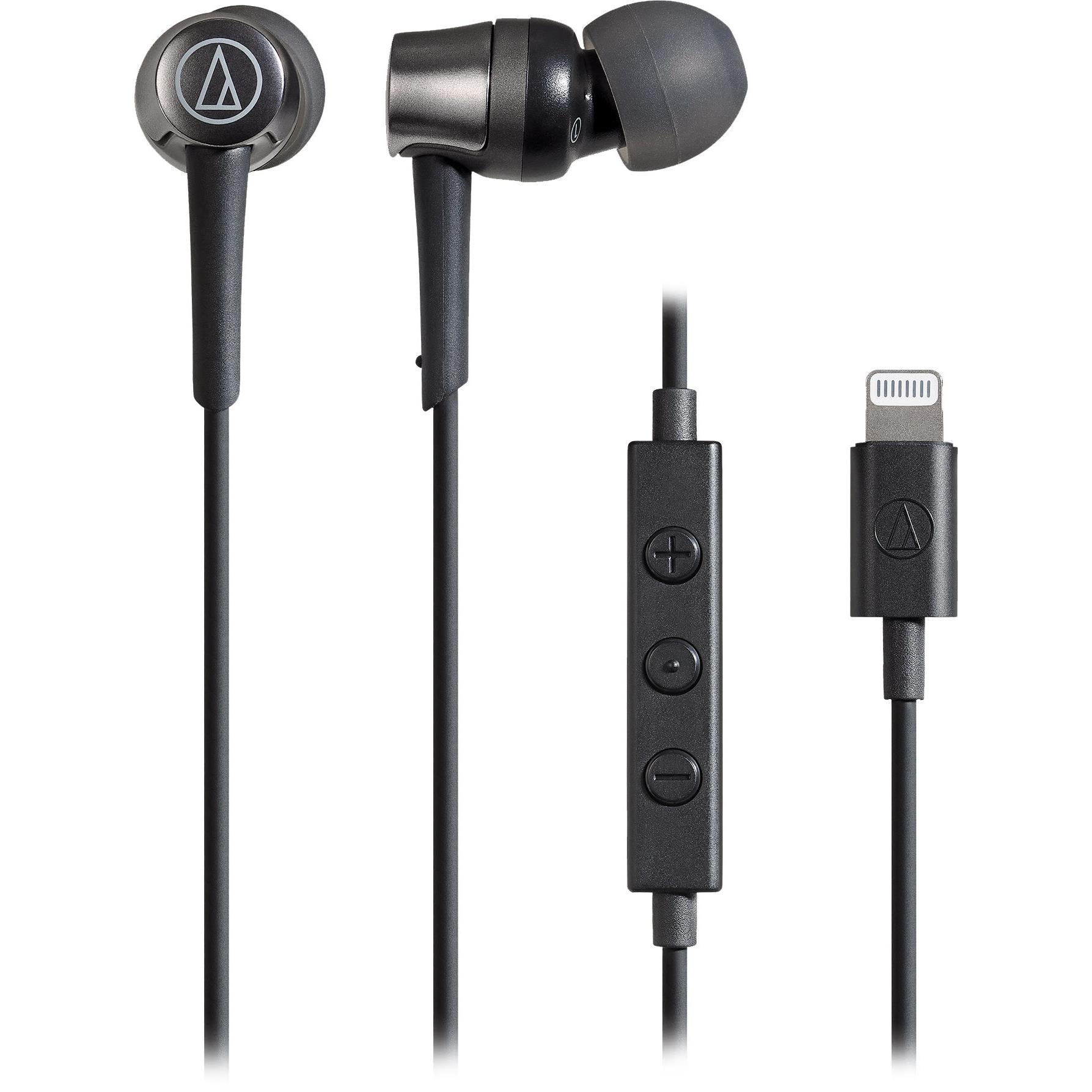 Audio-Technica Lightning In-ear Headphones (Black)