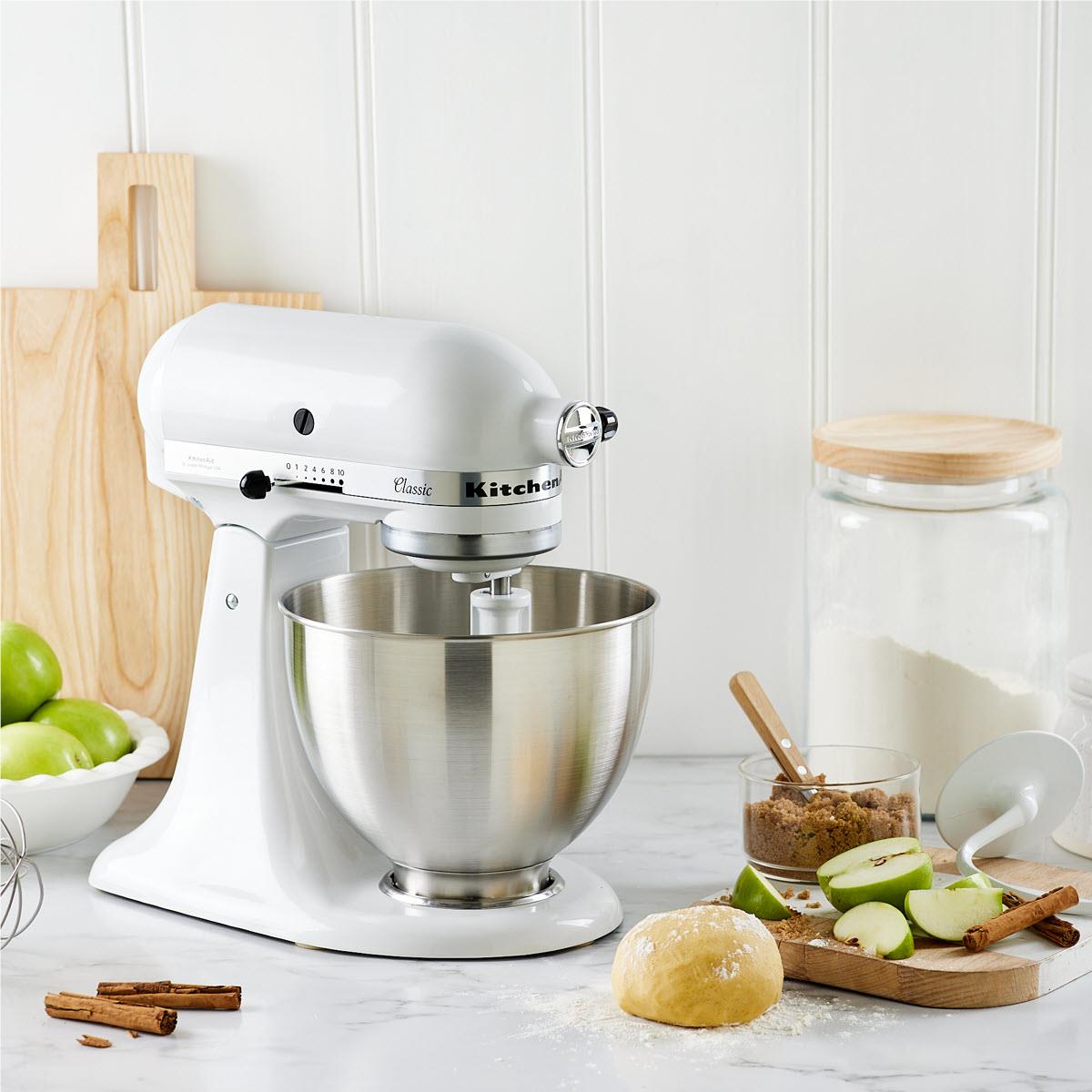 KitchenAid KSM45 4.3L Classic Stand Mixer (White)