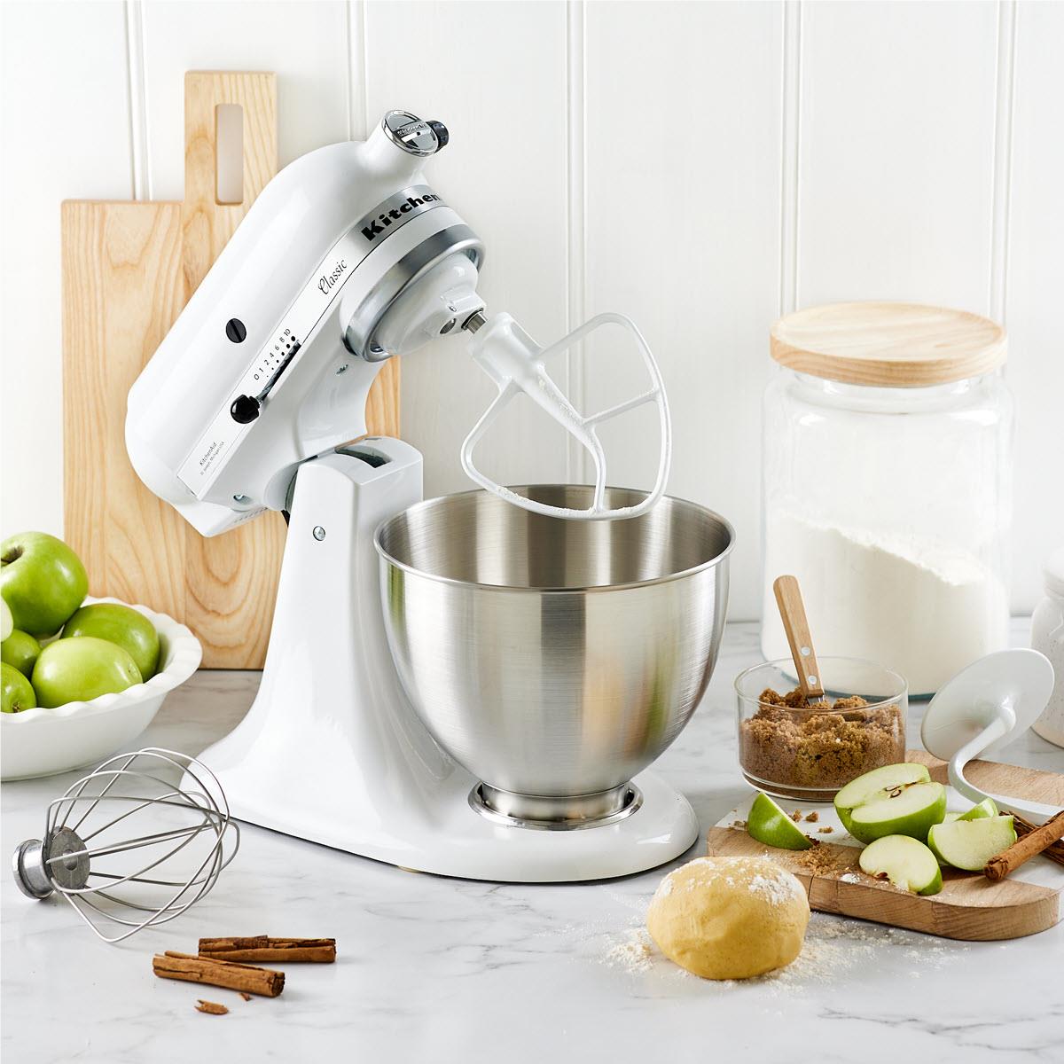 KitchenAid KSM45 4.3L Classic Stand Mixer (White)