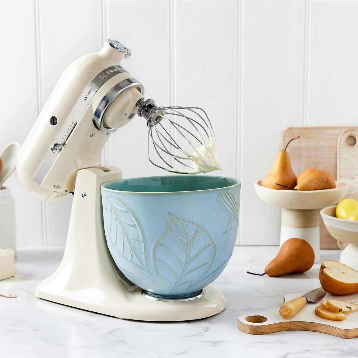 KitchenAid KSM195 4.7L Artisan Stand Mixer (Almond Cream)