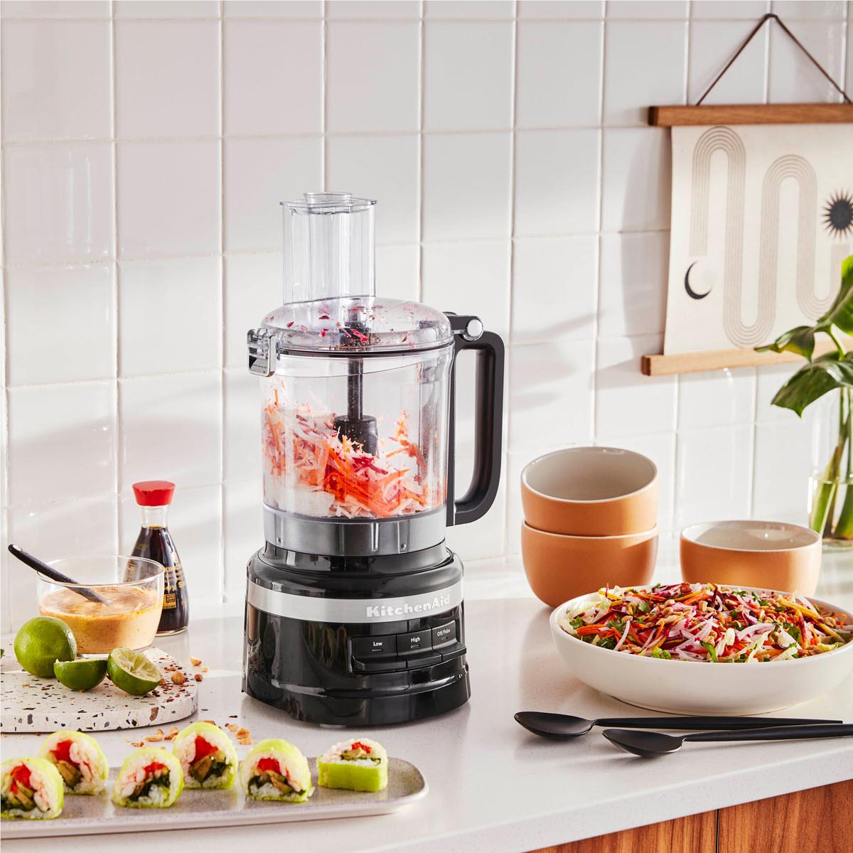 KitchenAid KFP0921 9 Cup Food Processor (Onyx Black)