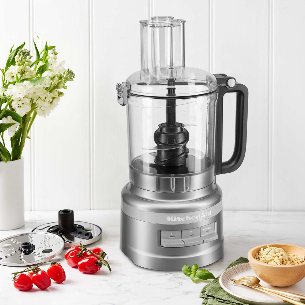 KitchenAid KFP0921 9 Cup Food Processor (Contour Silver)