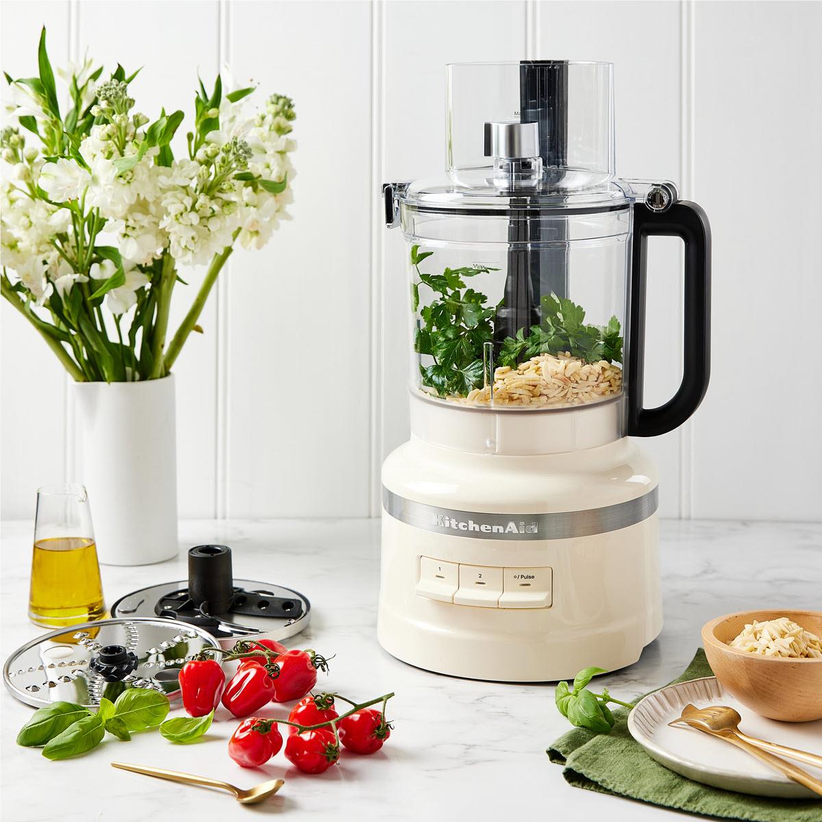 KitchenAid KFP0921 9 Cup Food Processor (Almond Cream)