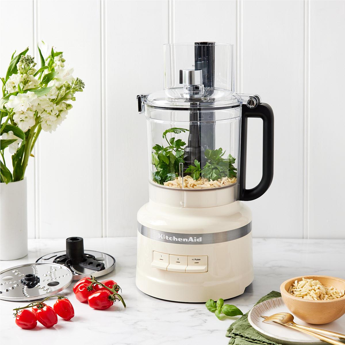 KitchenAid KFP0921 9 Cup Food Processor (Almond Cream)