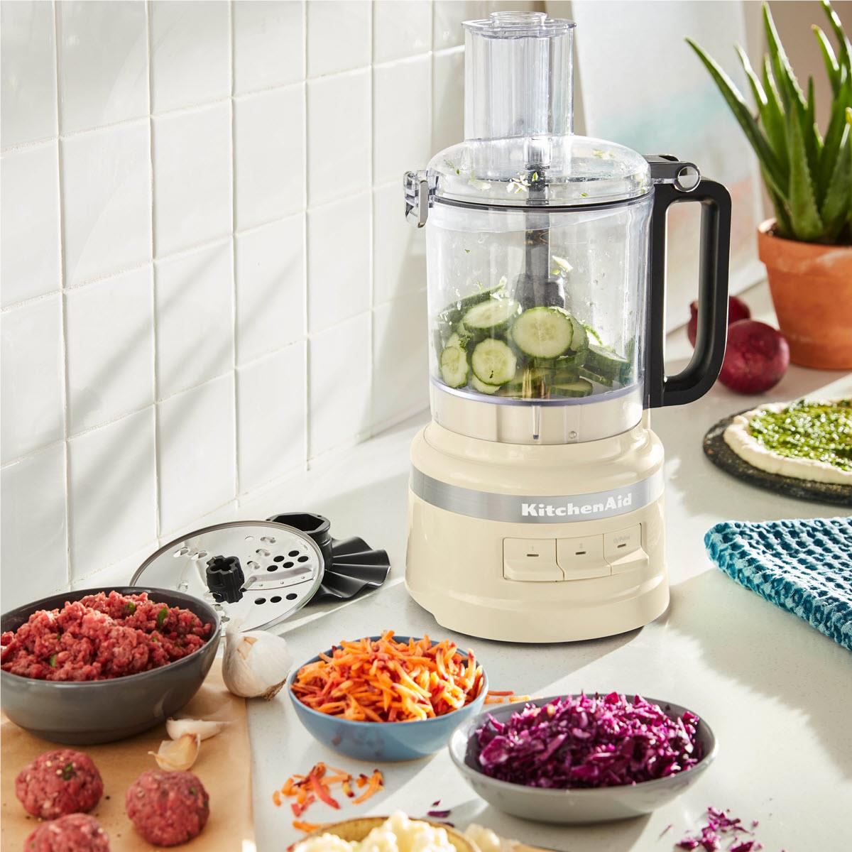 KitchenAid KFP0921 9 Cup Food Processor (Almond Cream)