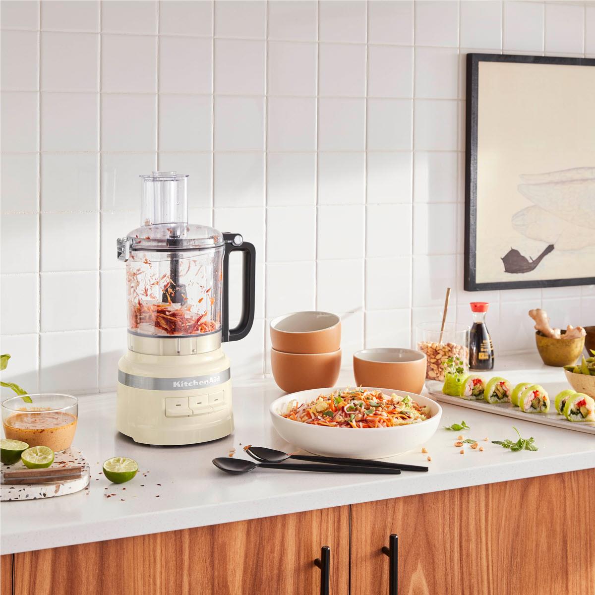 KitchenAid KFP0921 9 Cup Food Processor (Almond Cream)
