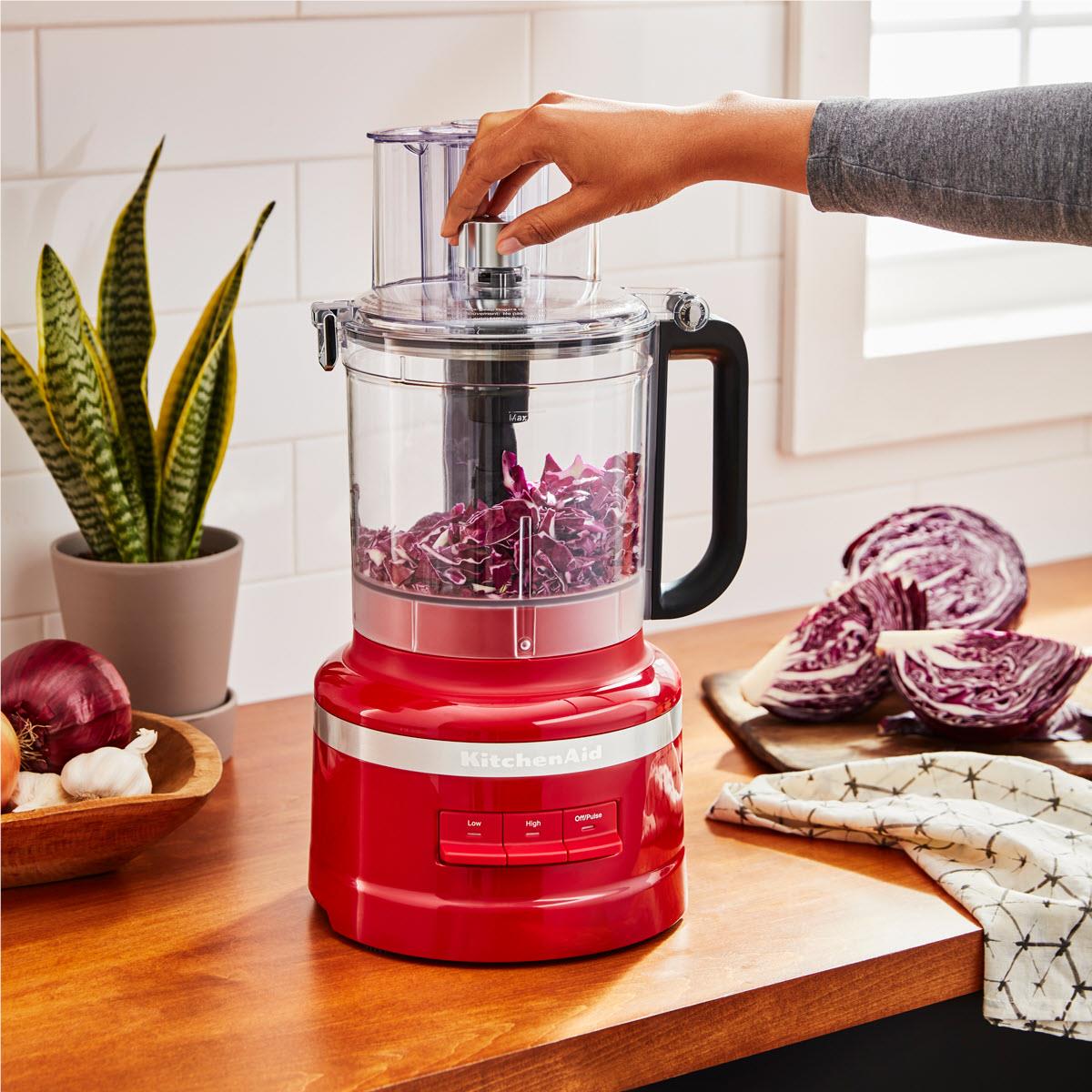 KitchenAid KFP1319 13 Cup Food Processor (Empire Red)