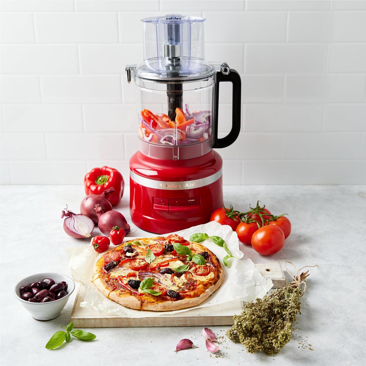 KitchenAid KFP1319 13 Cup Food Processor (Empire Red)