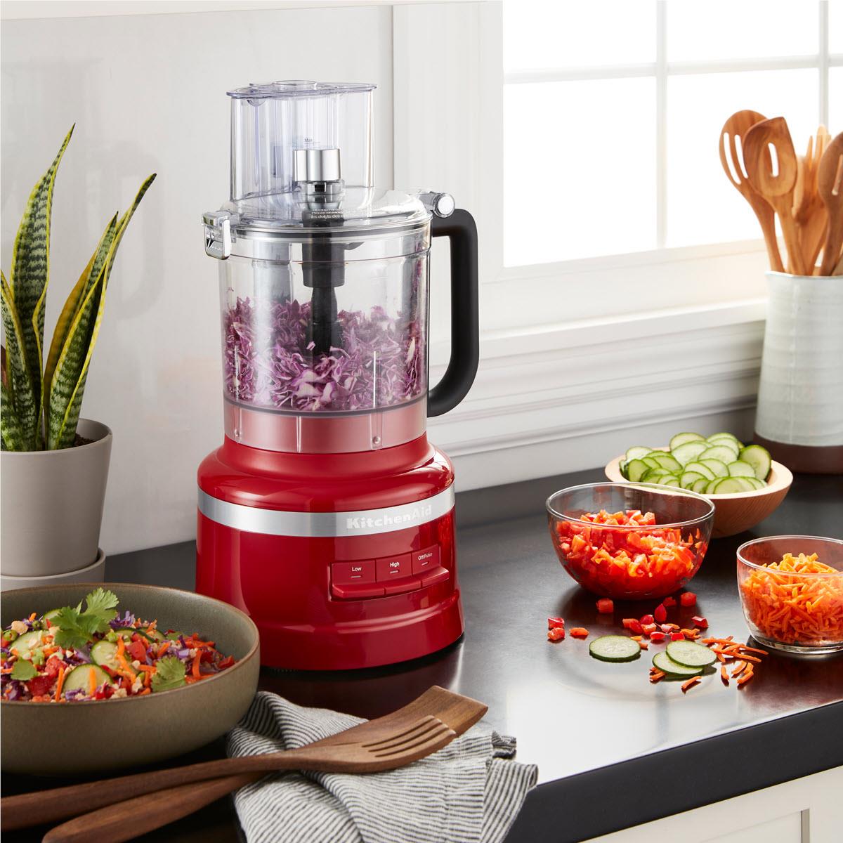 KitchenAid KFP1319 13 Cup Food Processor (Empire Red)