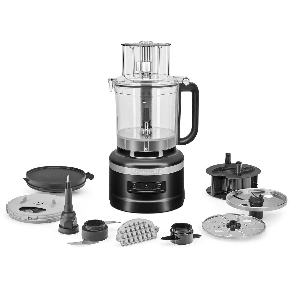 KitchenAid KFP1319 13 Cup Food Processor (Matte Black)