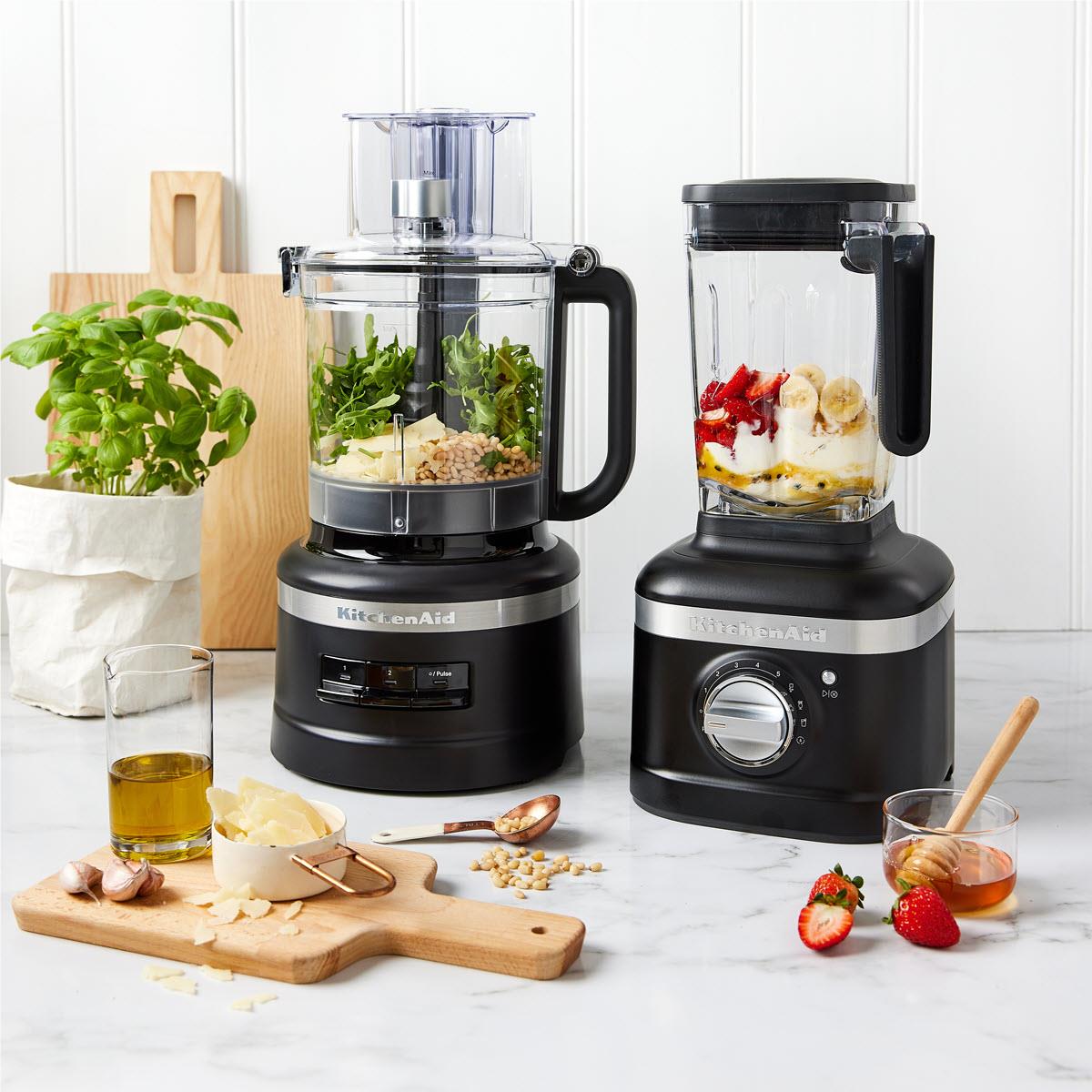 KitchenAid KFP1319 13 Cup Food Processor (Matte Black)
