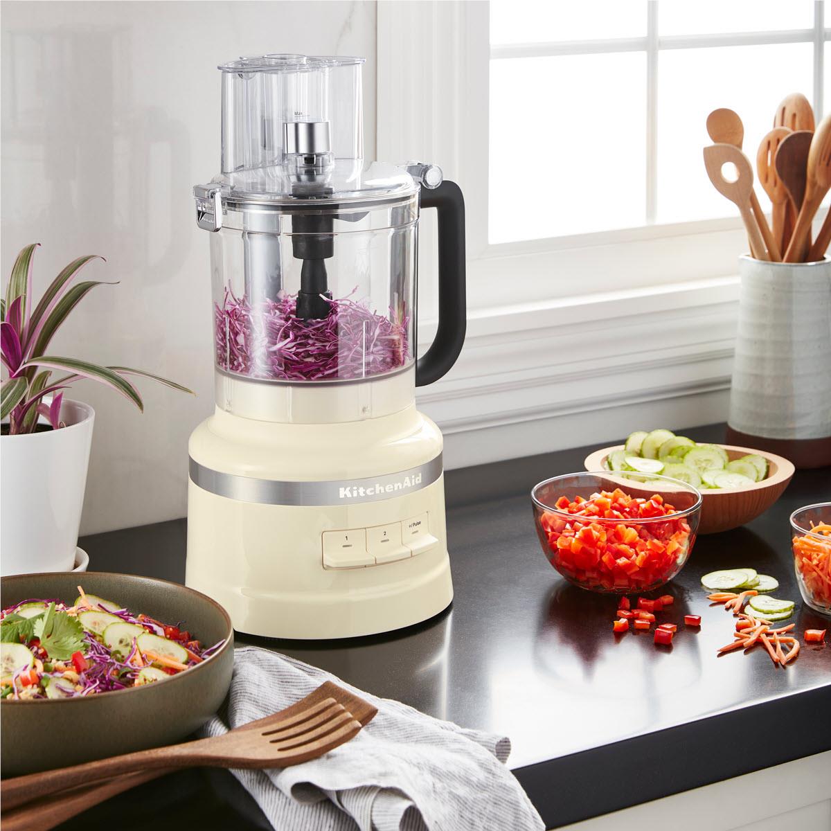 KitchenAid KFP1319 13 Cup Food Processor (Almond Cream)