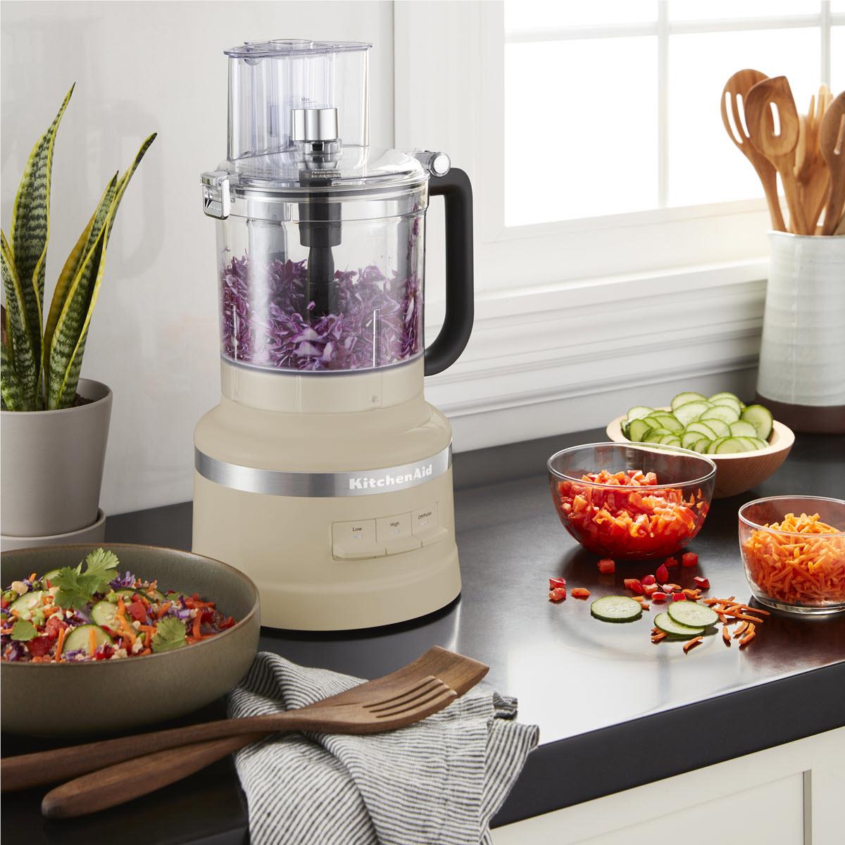 KitchenAid KFP1319 13 Cup Food Processor (Almond Cream)