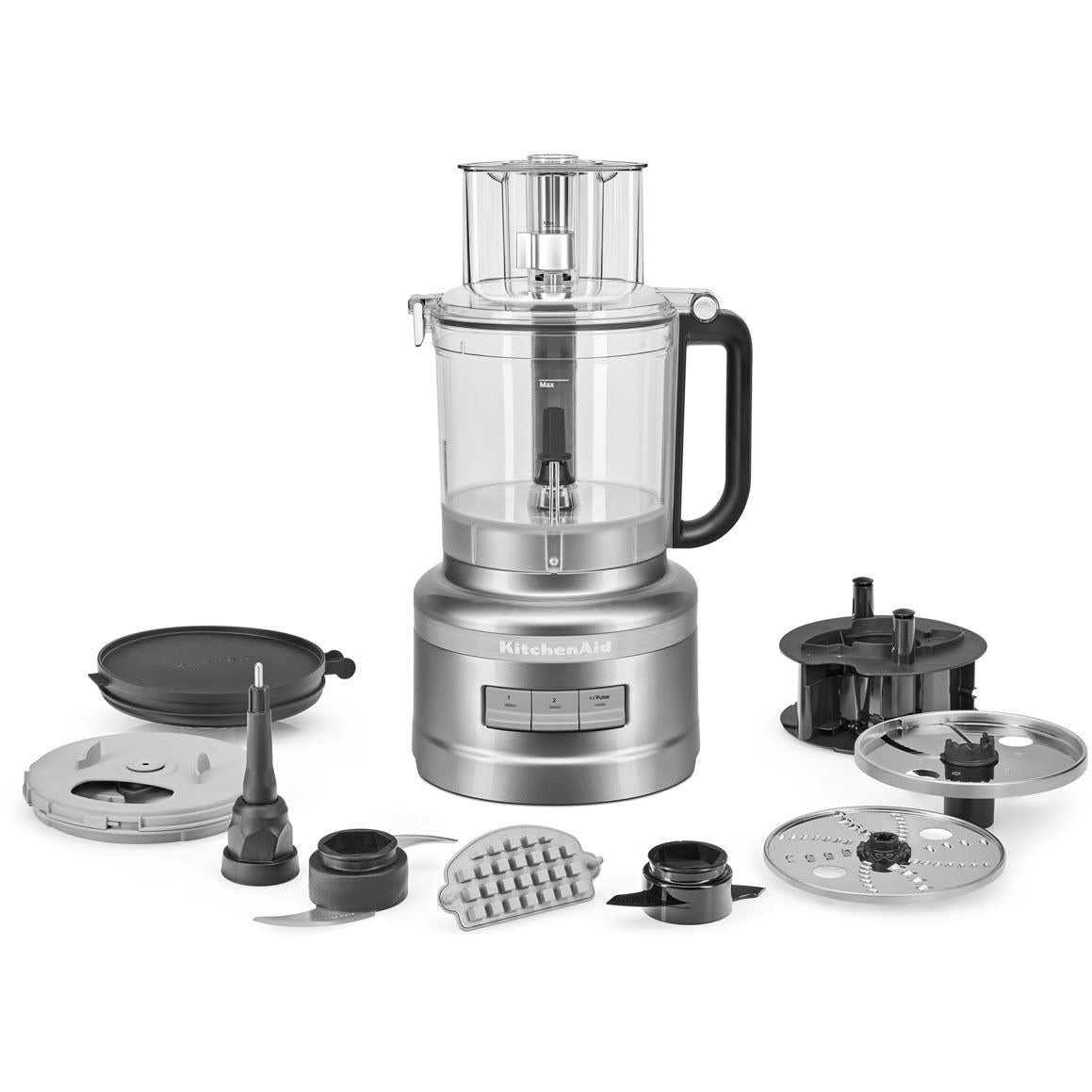 KitchenAid KFP1319 13 Cup Food Processor (Contour Silver)