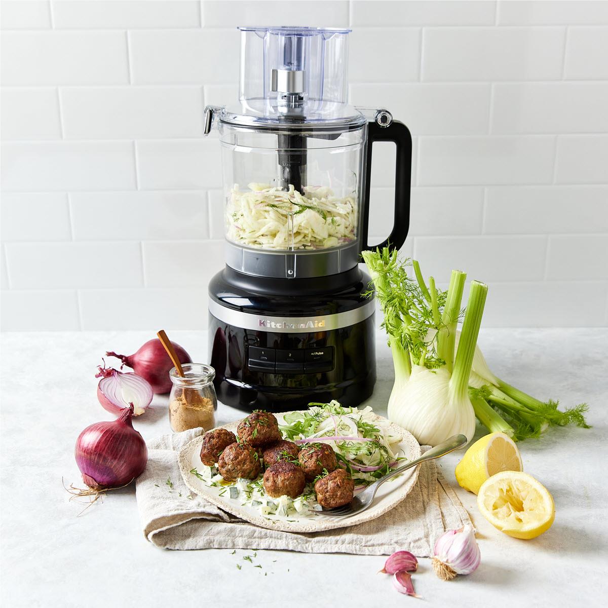 KitchenAid KFP1319 13 Cup Food Processor (Onyx Black)