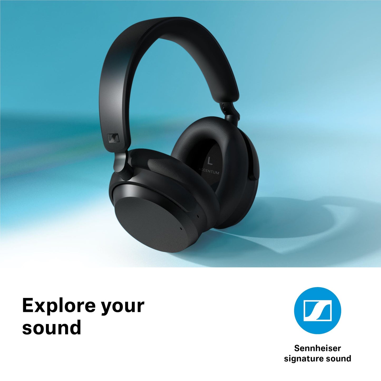 Sennheiser ACCENTUM Wireless Noise Cancelling Over-Ear Headphones (Black)