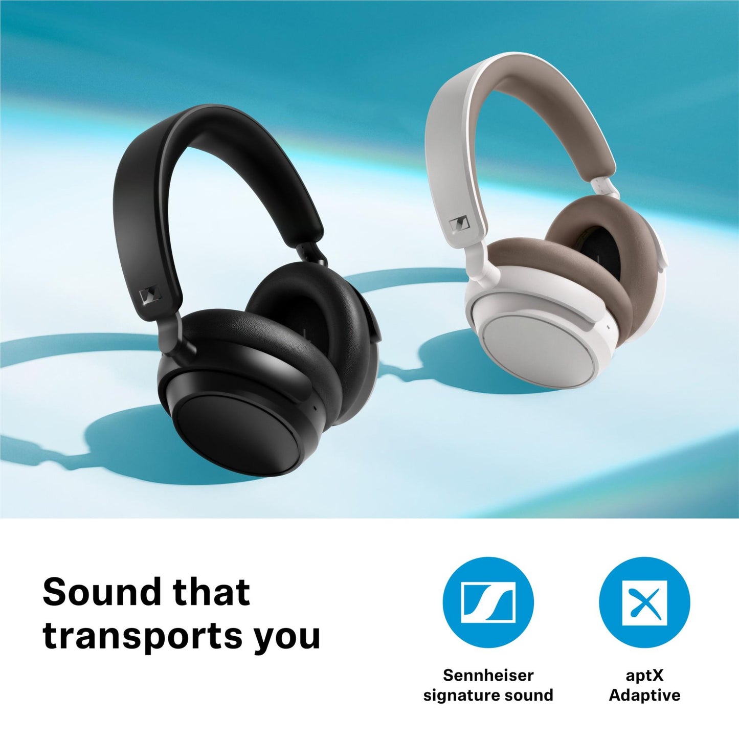 Sennheiser Accentum Plus Adaptive NC Wireless Over-Ear Headphones (Black)