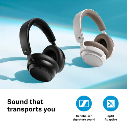 Sennheiser Accentum Plus Adaptive NC Wireless Over-Ear Headphones (White)