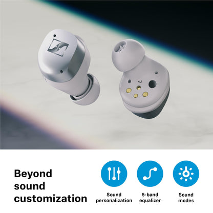 Sennheiser Momentum True Wireless 4 In-Ear Headphones (White Silver)