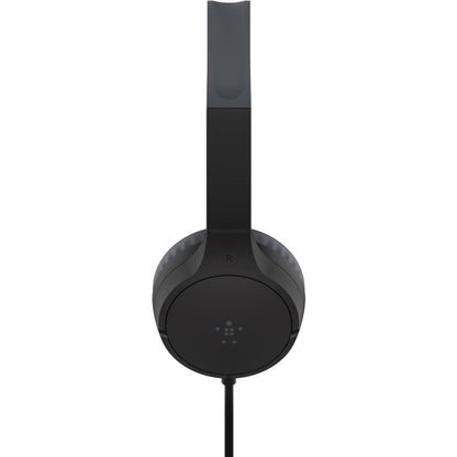 Belkin SOUNDFORM Mini Wired On-Ear Headphones for Kids (Black)