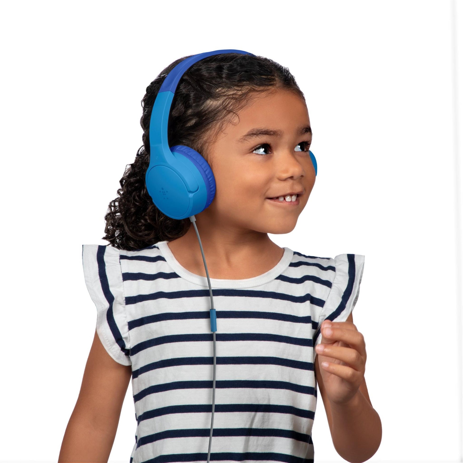 Belkin SOUNDFORM Mini Wired On-Ear Headphones for Kids (Blue)