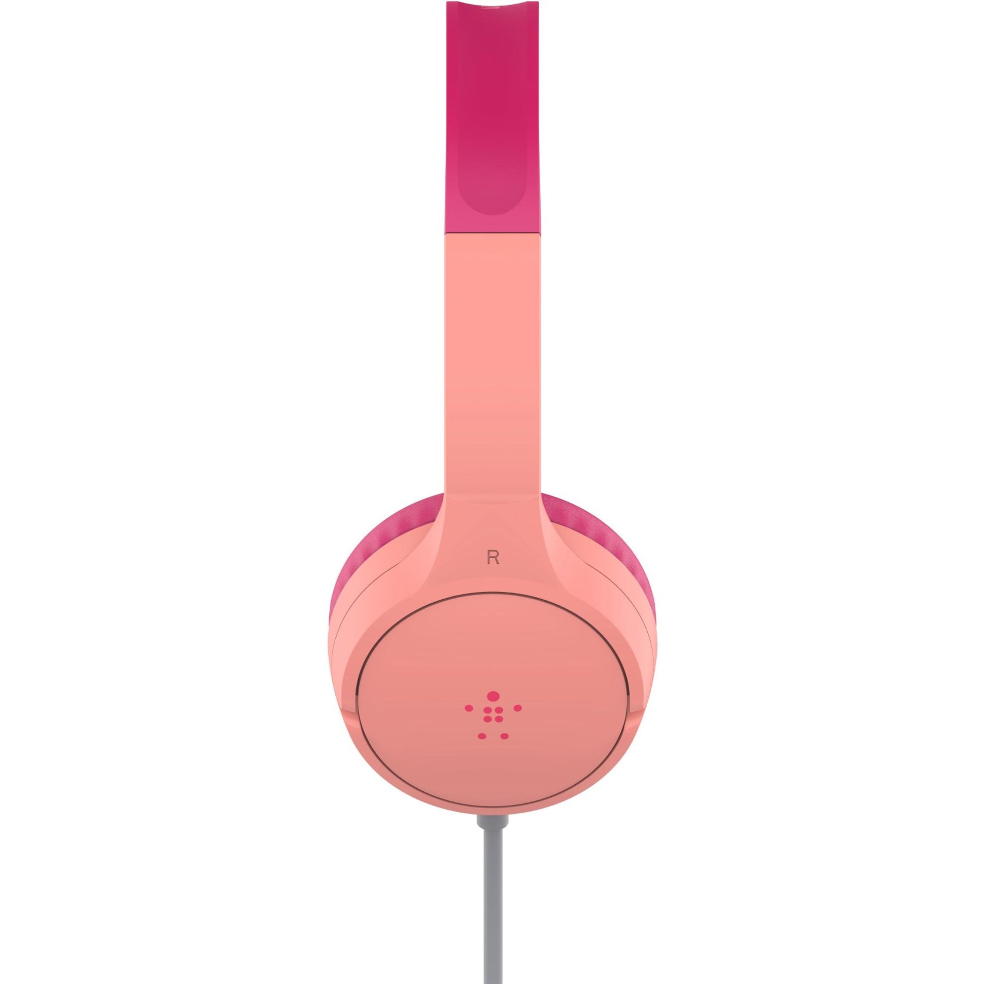 Belkin SOUNDFORM Mini Wired On-Ear Headphones for Kids (Pink)