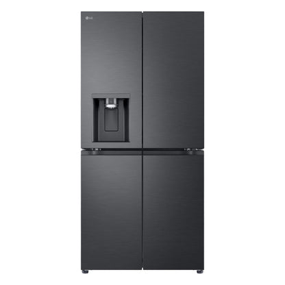 LG GF-LN500MBL 506L Slim French Door Fridge (Matte Black) [Non-Plumbed]