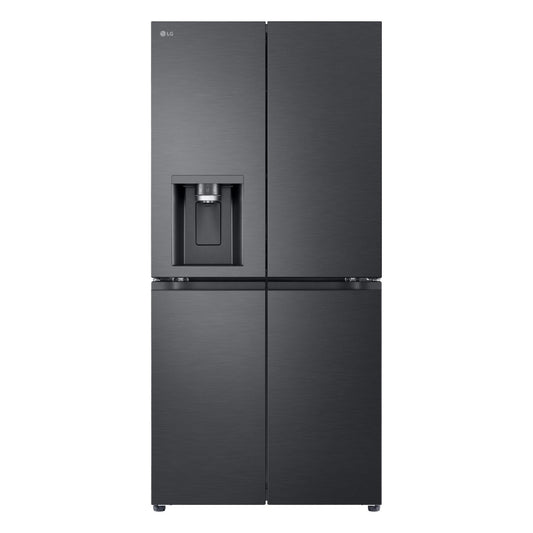 LG GF-LN500MBL 506L Slim French Door Fridge (Matte Black) [Non-Plumbed]