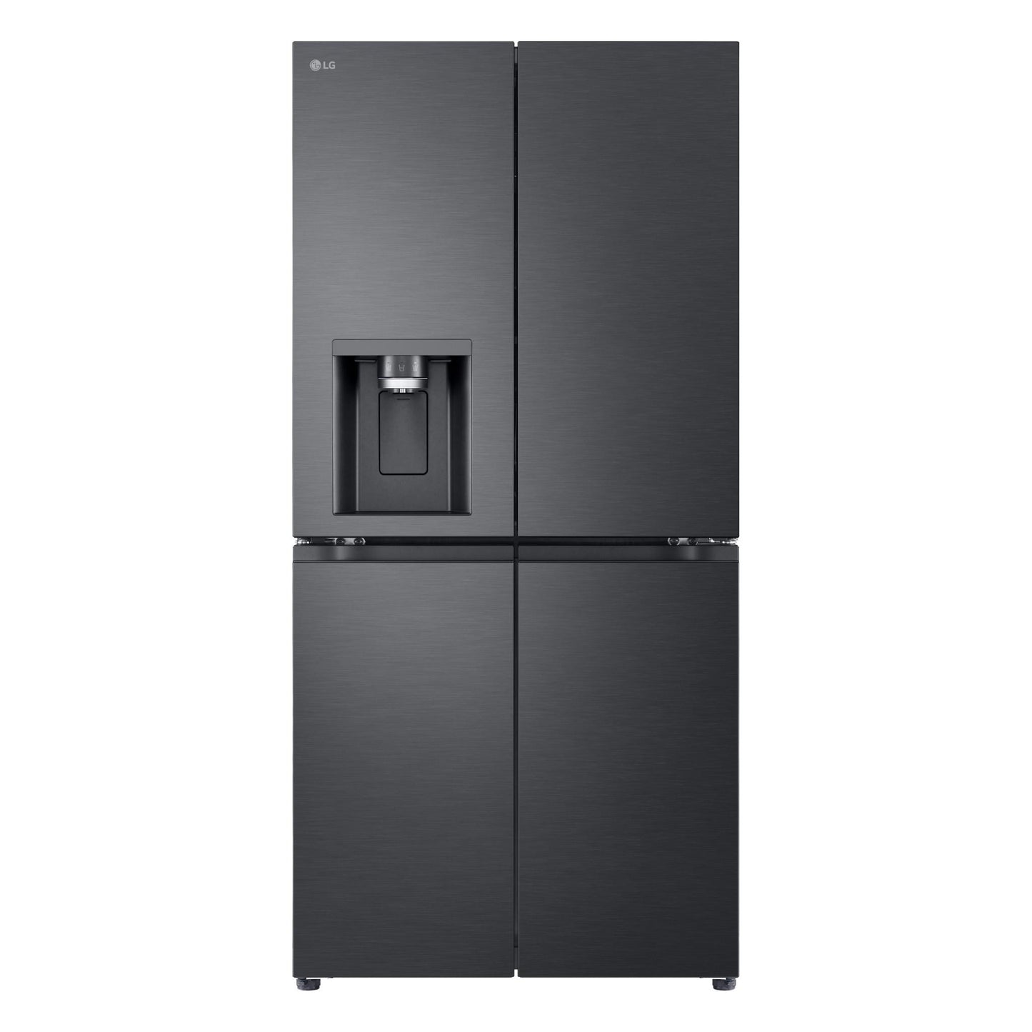 LG GF-L500MBL 506L Slim French Door Fridge (Matte Black) [Plumbed]