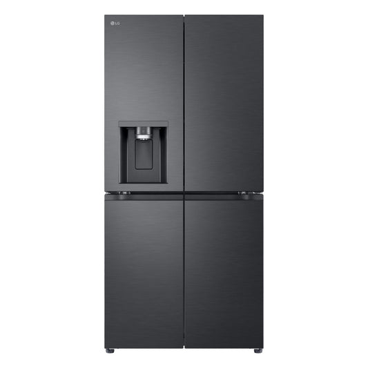 LG GF-L500MBL 506L Slim French Door Fridge (Matte Black) [Plumbed]