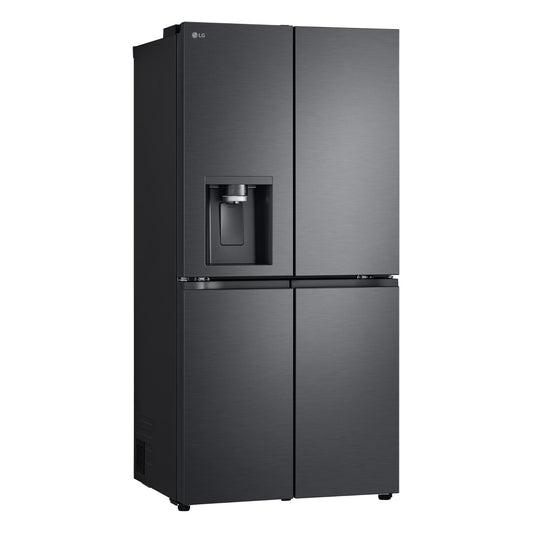 LG GF-L500MBL 506L Slim French Door Fridge (Matte Black) [Plumbed]