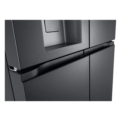 LG GF-L500MBL 506L Slim French Door Fridge (Matte Black) [Plumbed]
