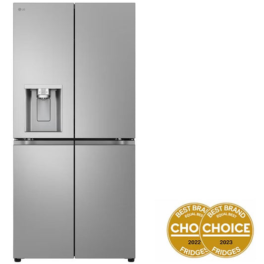 LG GF-L500PL 506L Slim French Door Fridge (Stainless) [Plumbed]