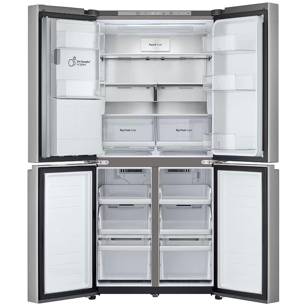 LG GF-L500PL 506L Slim French Door Fridge (Stainless) [Plumbed]