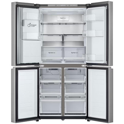 LG GF-L500PL 506L Slim French Door Fridge (Stainless) [Plumbed]