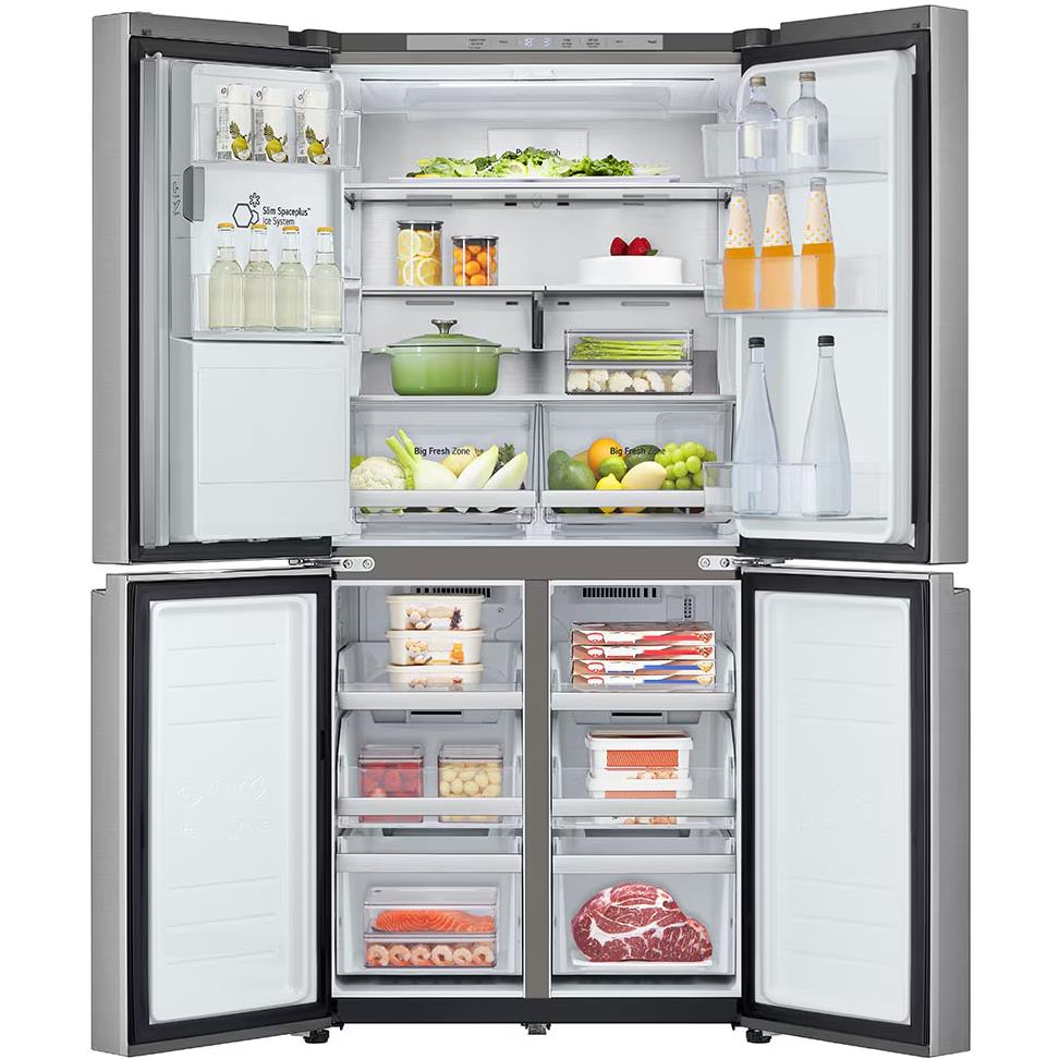 LG GF-L500PL 506L Slim French Door Fridge (Stainless) [Plumbed]