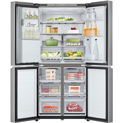 LG GF-L500PL 506L Slim French Door Fridge (Stainless) [Plumbed]