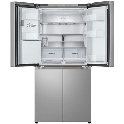 LG GF-L500PL 506L Slim French Door Fridge (Stainless) [Plumbed]