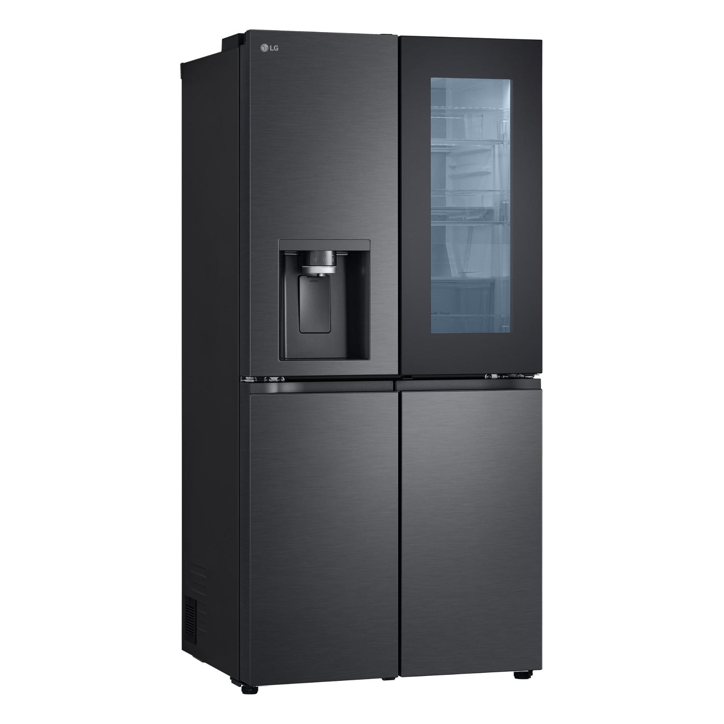 LG GF-V500MBLC 508L Slim French Door Fridge (Matte Black)