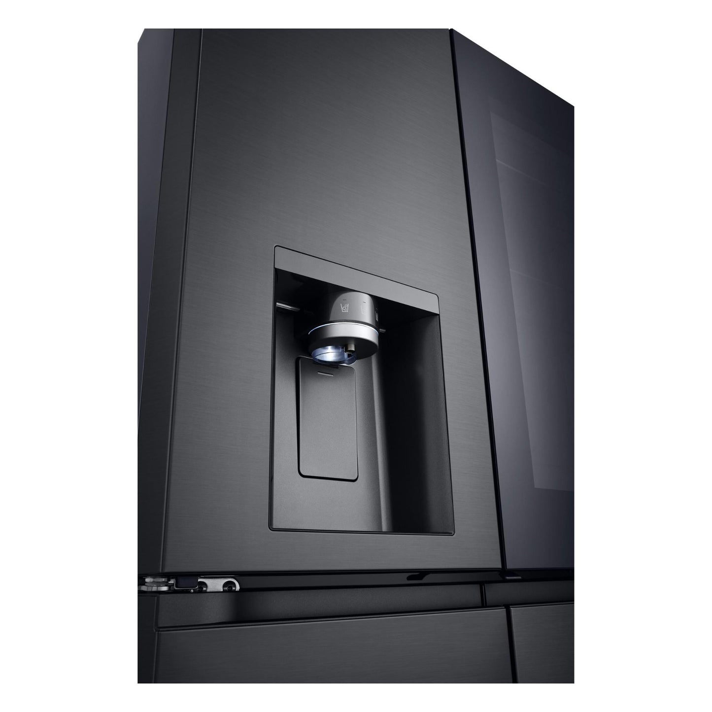 LG GF-V500MBLC 508L Slim French Door Fridge (Matte Black)
