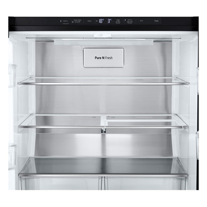 LG GF-V500MBLC 508L Slim French Door Fridge (Matte Black)
