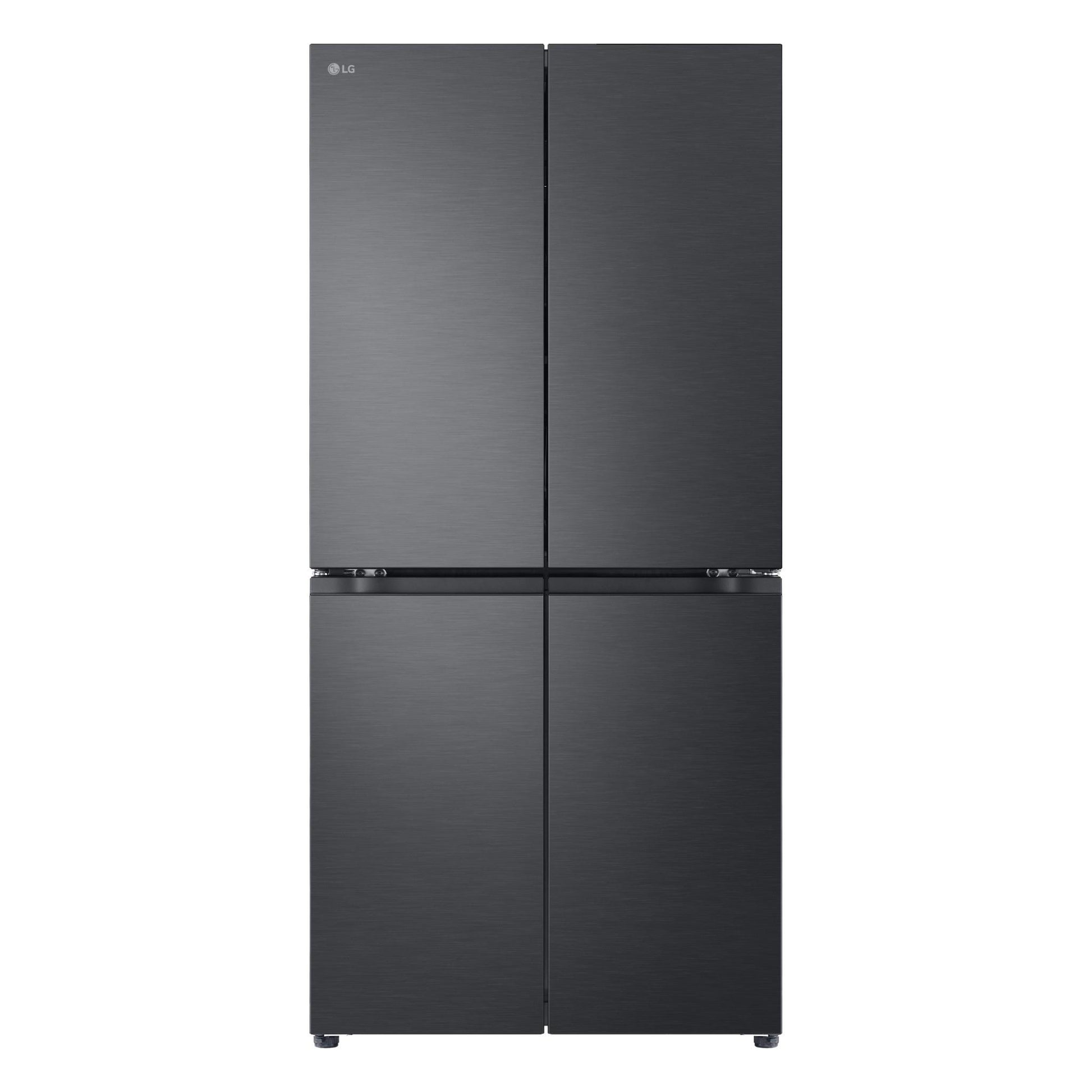 LG GF-B505MBL 530L Basic Slim French Door Fridge (Matte Black)