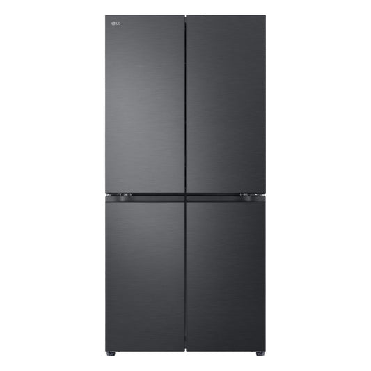 LG GF-B505MBL 530L Basic Slim French Door Fridge (Matte Black)