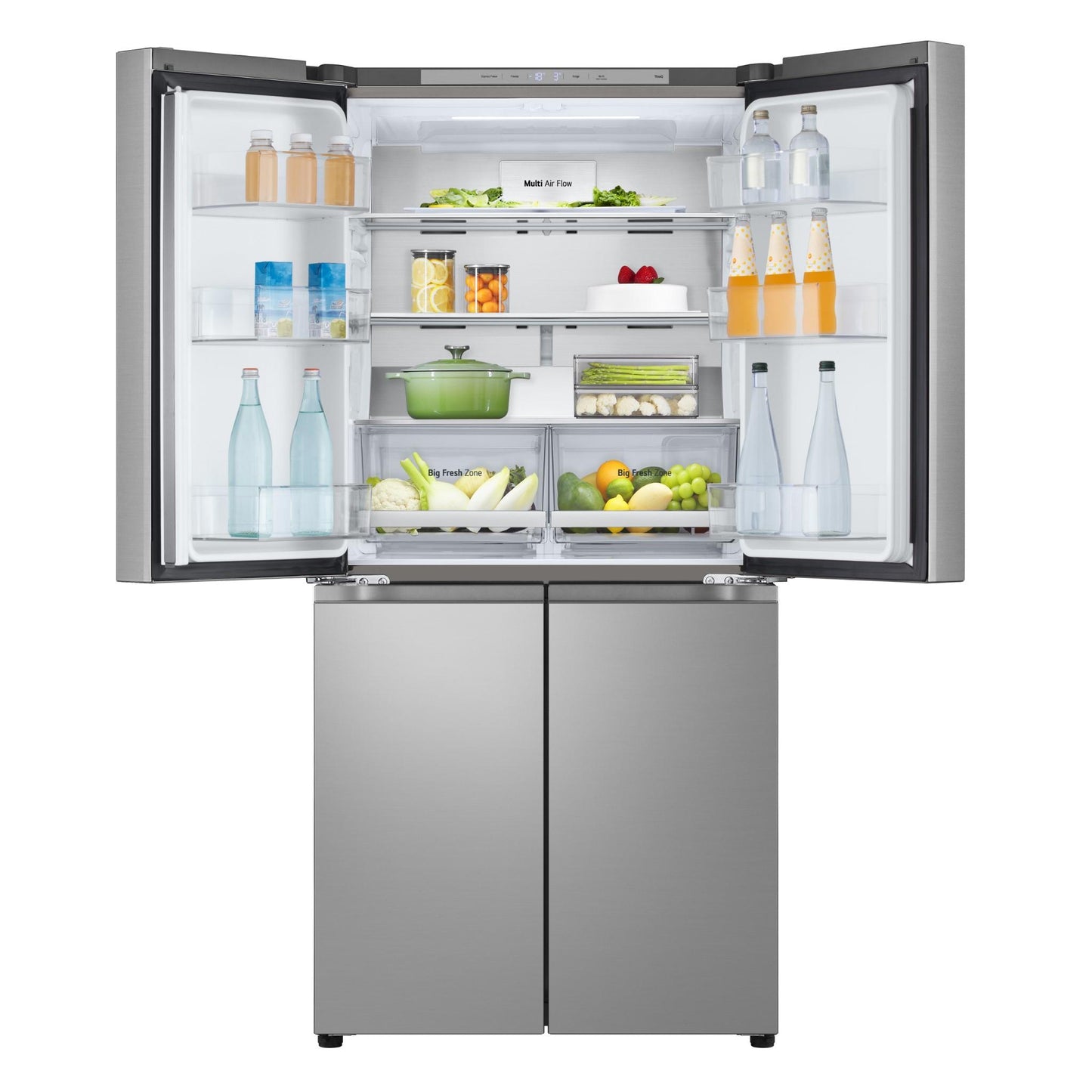LG GF-B505PL 530L Slim French Door Fridge (Stainless Steel)