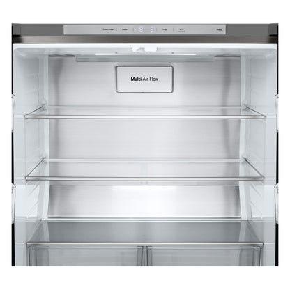 LG GF-B505PL 530L Slim French Door Fridge (Stainless Steel)