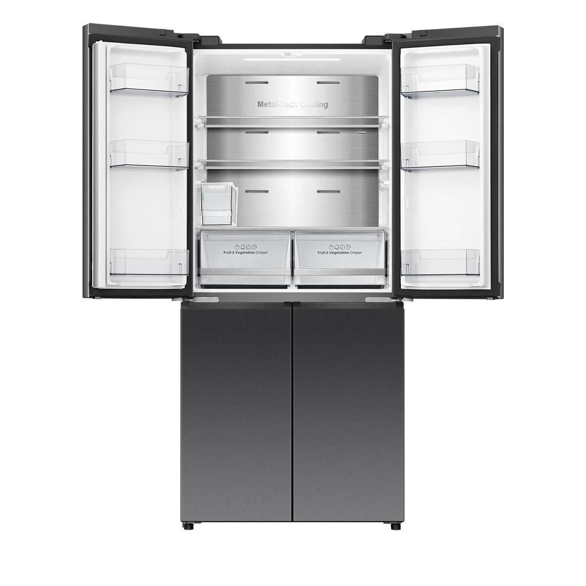 Hisense HRCD483TBW 483L French Door Fridge (Black Steel)