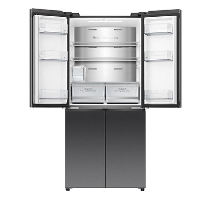 Hisense HRCD483TBW 483L French Door Fridge (Black Steel)