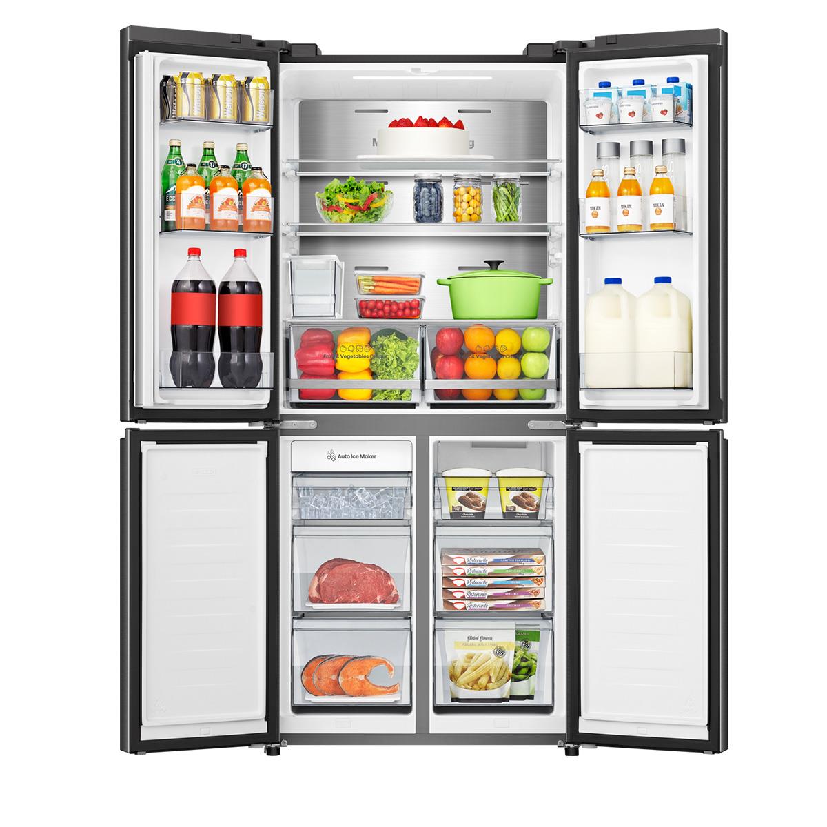 Hisense HRCD483TBW 483L French Door Fridge (Black Steel)