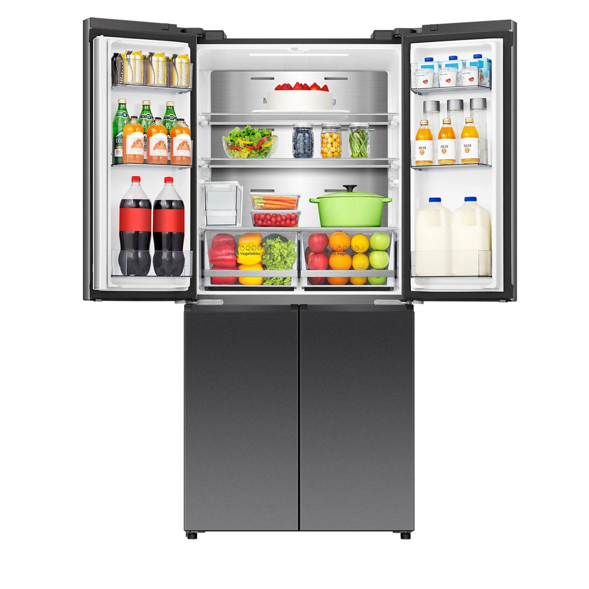 Hisense HRCD483TBW 483L French Door Fridge (Black Steel)