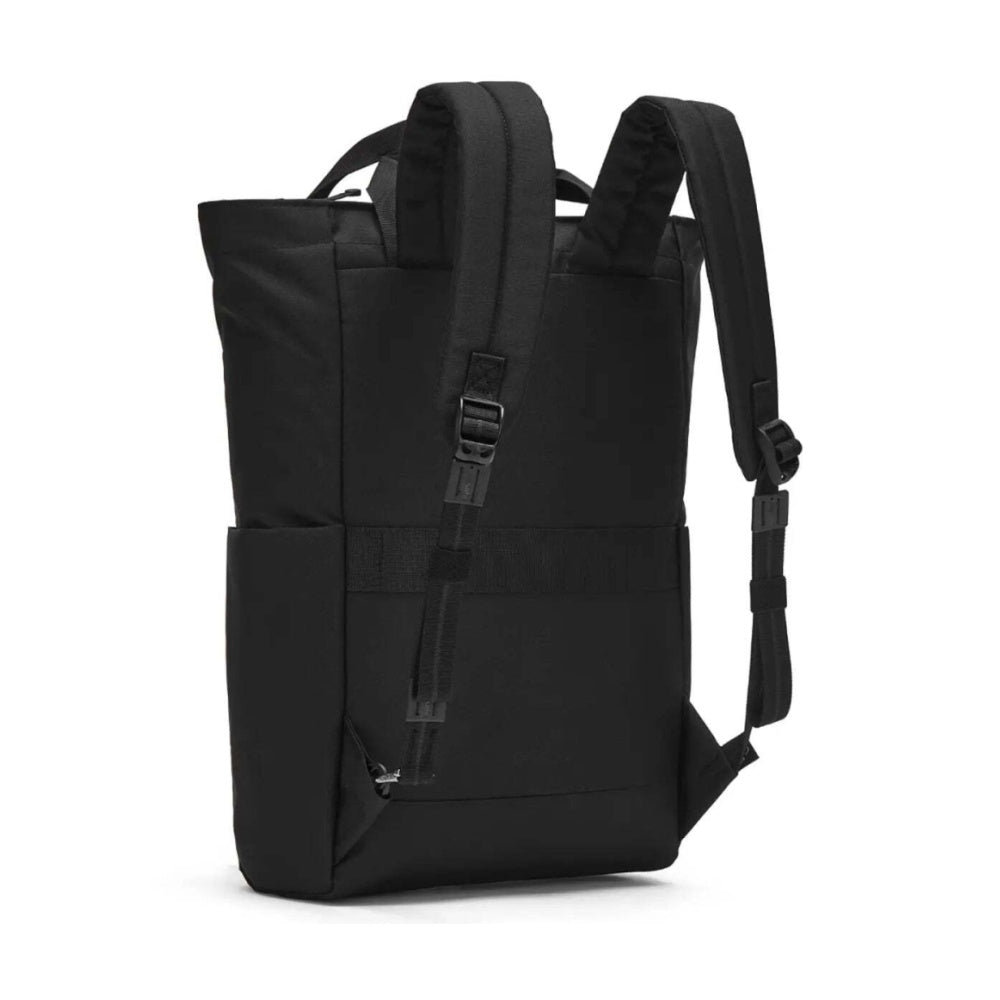 Pacsafe GO Anti-Theft RFID Blocking 16" Laptop Convertible Totepack Jet Black